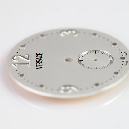 Versace Silver watch dial