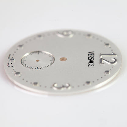Versace Silver watch dial