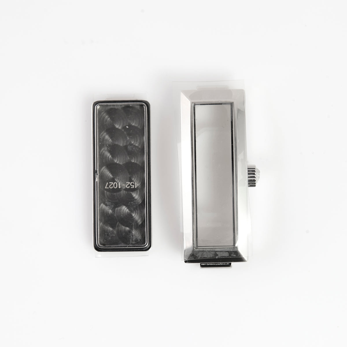 Versace rectangular stainless steel watch case (reference VERB0013)