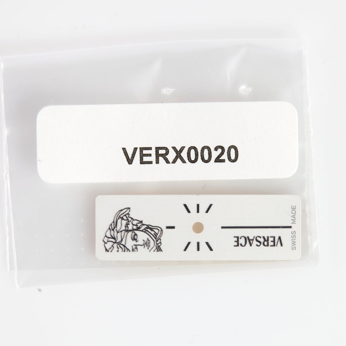 Versace VERX0020 White Rectangular Watch Dial Medusa Swiss Made OEM
