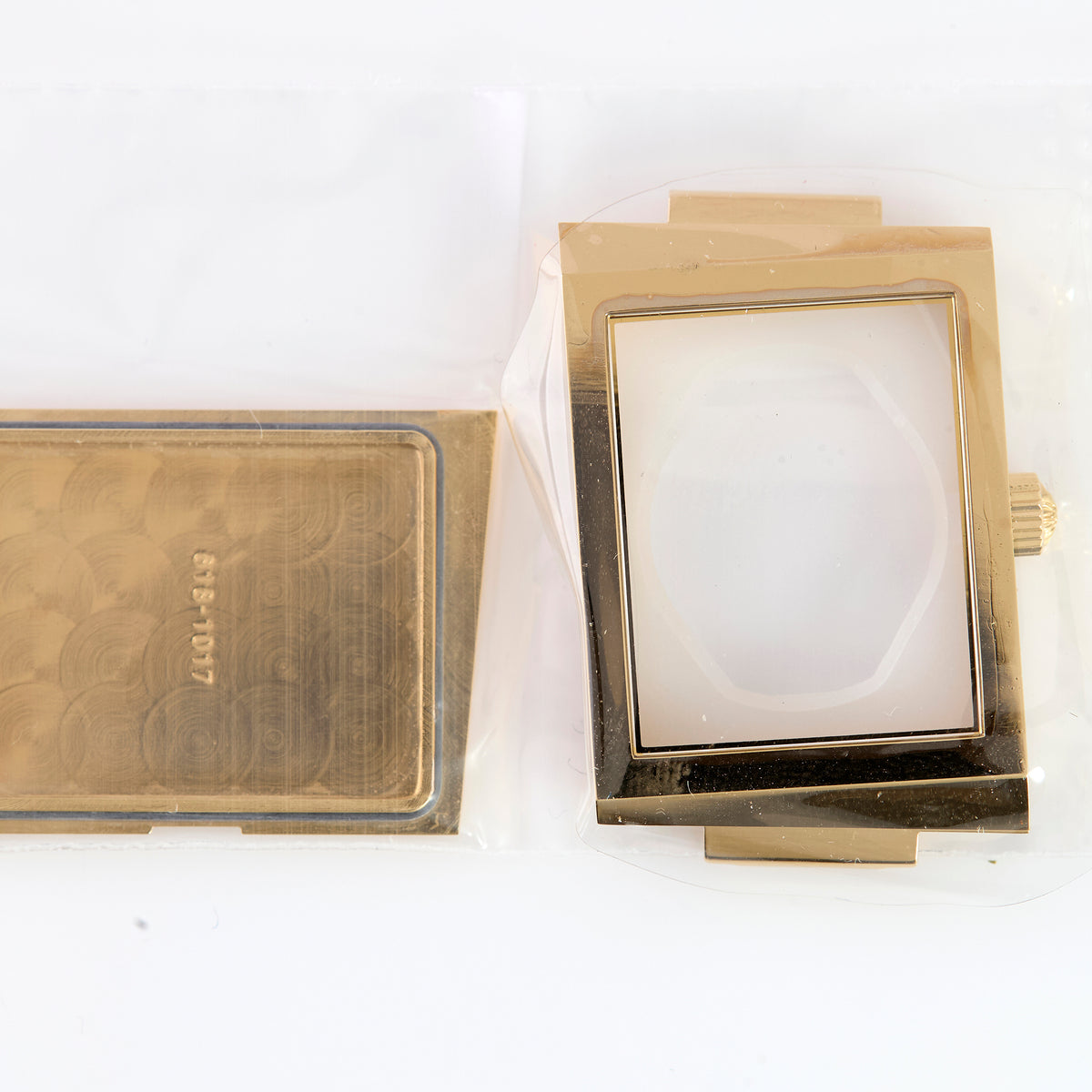 Versace rectangular gold tone watch case VERB0005