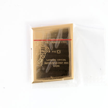 Versace rectangular gold tone watch case VERB0005