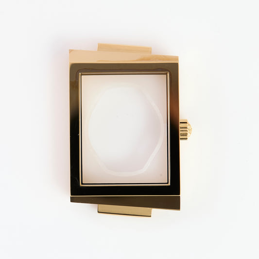 Versace rectangular gold tone watch case VERB0005