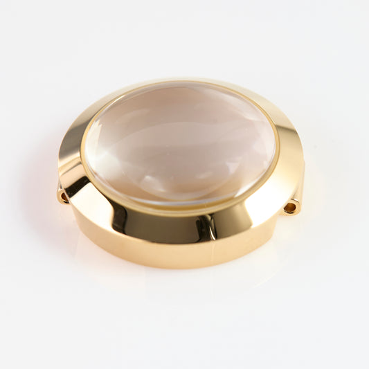 Versace Watch Case Gold Tone Round with Glass – Part VERB0016
