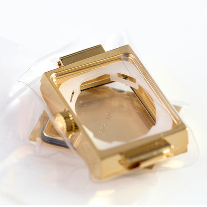 Versace rectangular gold tone watch case VERB0003