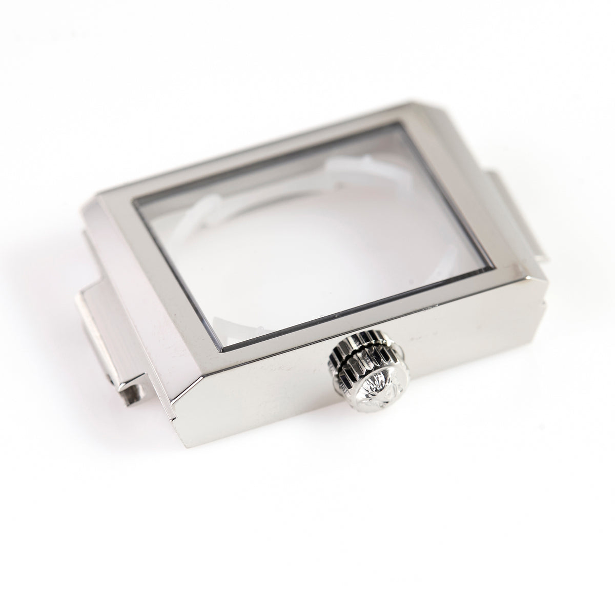 Versace rectangular stainless steel watch case VERB0002