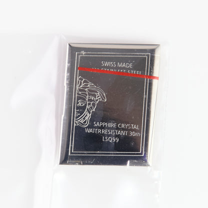 Versace rectangular stainless steel watch case VERB0002