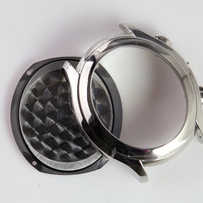 Versace Stainless Steel Chronograph Watch Case with Pushers OEM Swiss Made