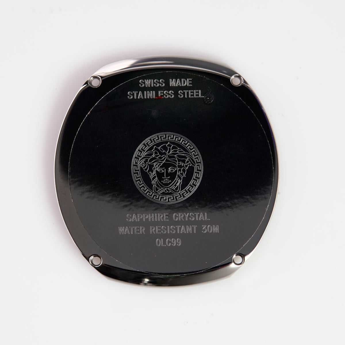 Versace Stainless Steel Chronograph Watch Case with Pushers OEM Swiss Made