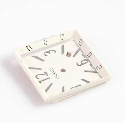 Versace D2FLQ001 White Square Watch Dial Swiss Made Date Window OEM NOS