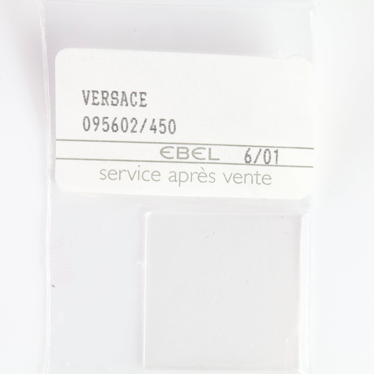 Versace Watch Crystal Square OEM Replacement 095602/450 Ebel Service
