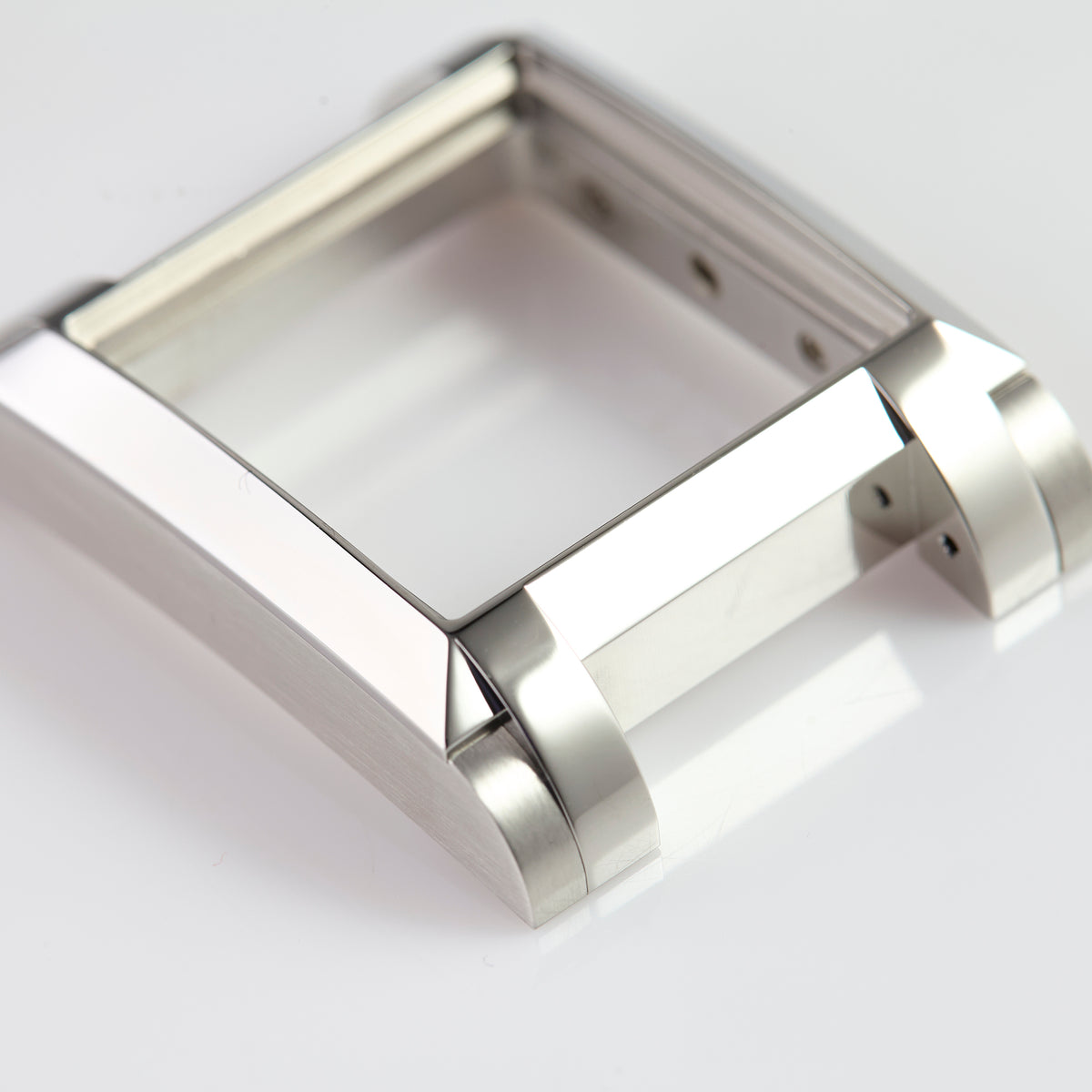 Versace Square Watch Case Stainless Steel with Crystal OEM Replacement NOS