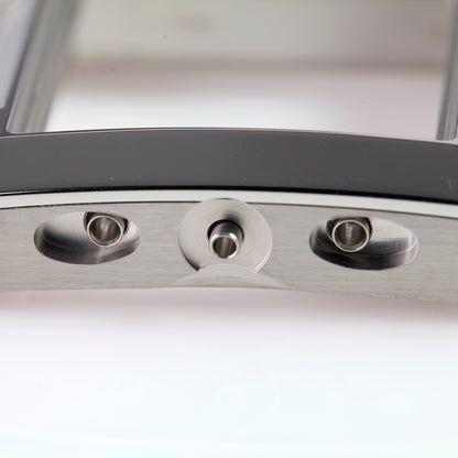 Versace Square Watch Case Stainless Steel with Crystal OEM Replacement NOS