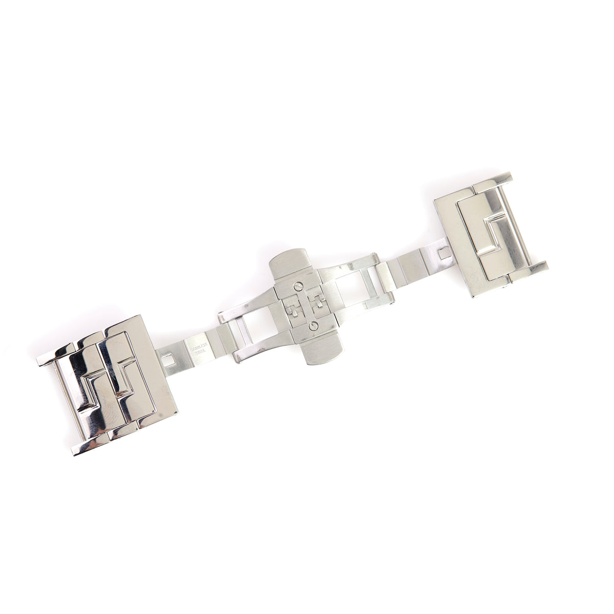 Authentic Versace Stainless Steel Deployment Clasp Bracelet