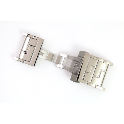 Authentic Versace Stainless Steel Deployment Clasp Bracelet