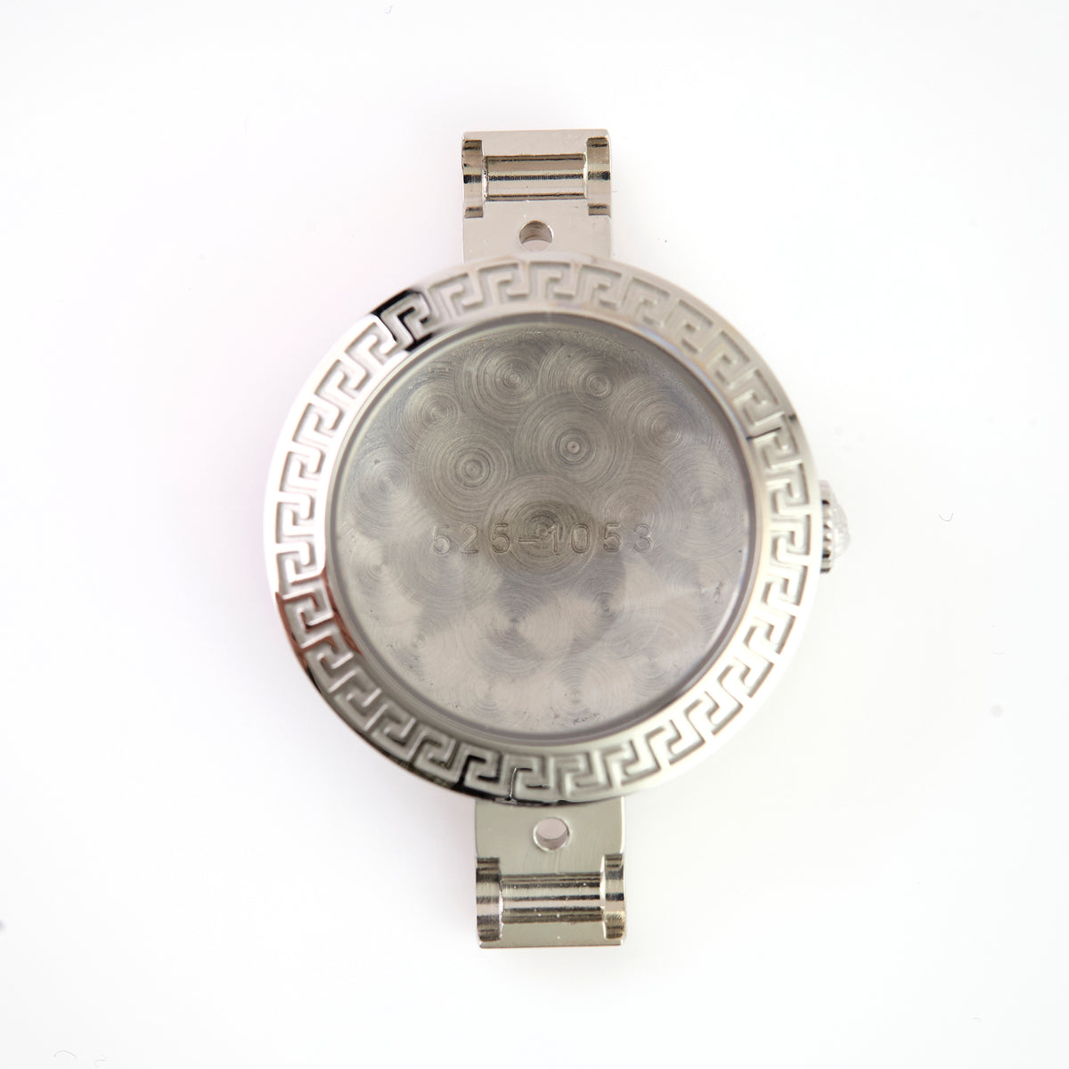 Versace VERB0007 Stainless Steel Watch Case Greek Key Bezel Authentic Part