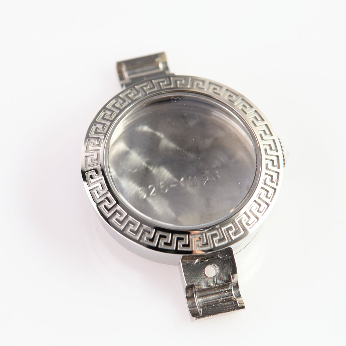 Versace VERB0007 Stainless Steel Watch Case Greek Key Bezel Authentic Part