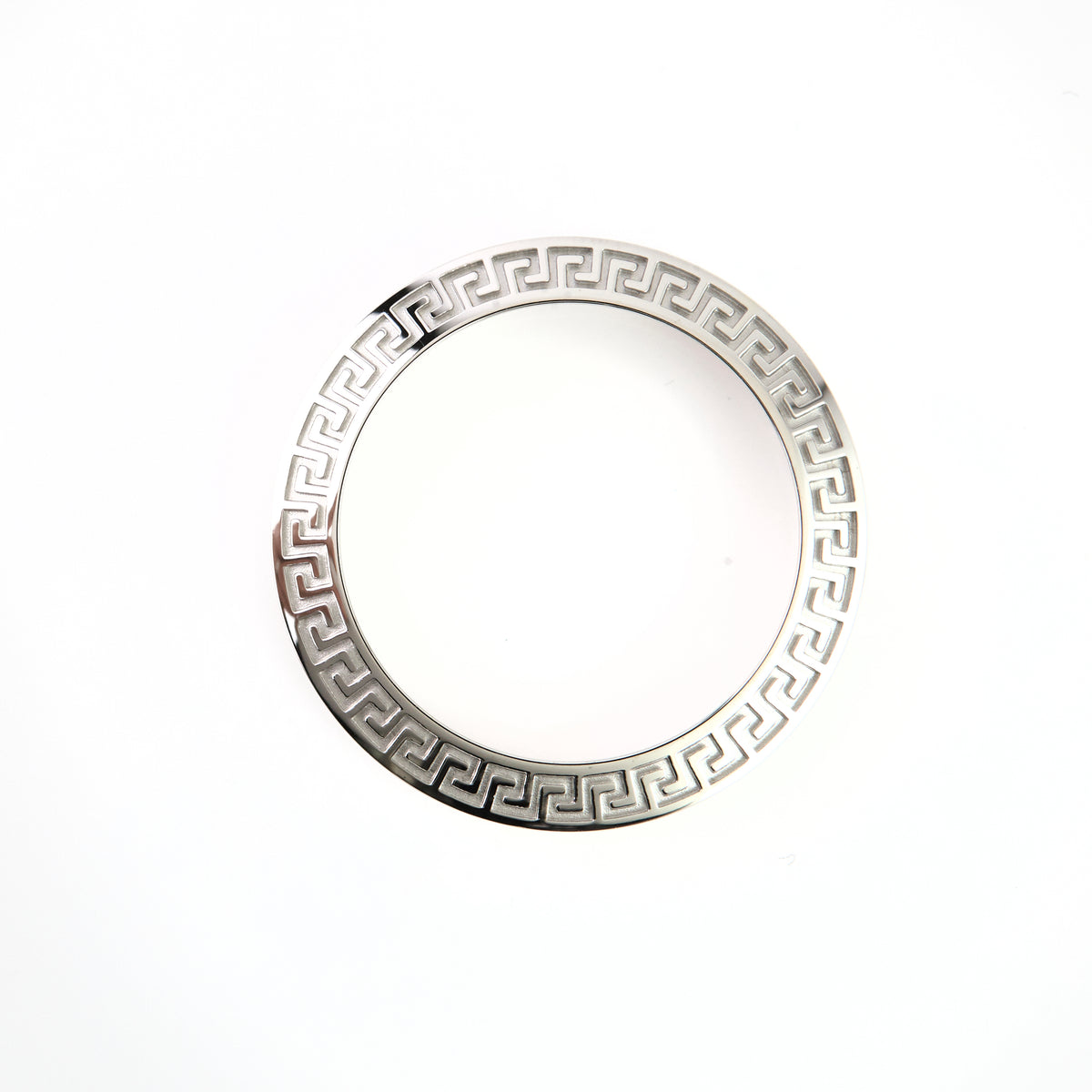 Versace VERL0002 Stainless Steel Bezel – Greek Key Pattern Watch Part