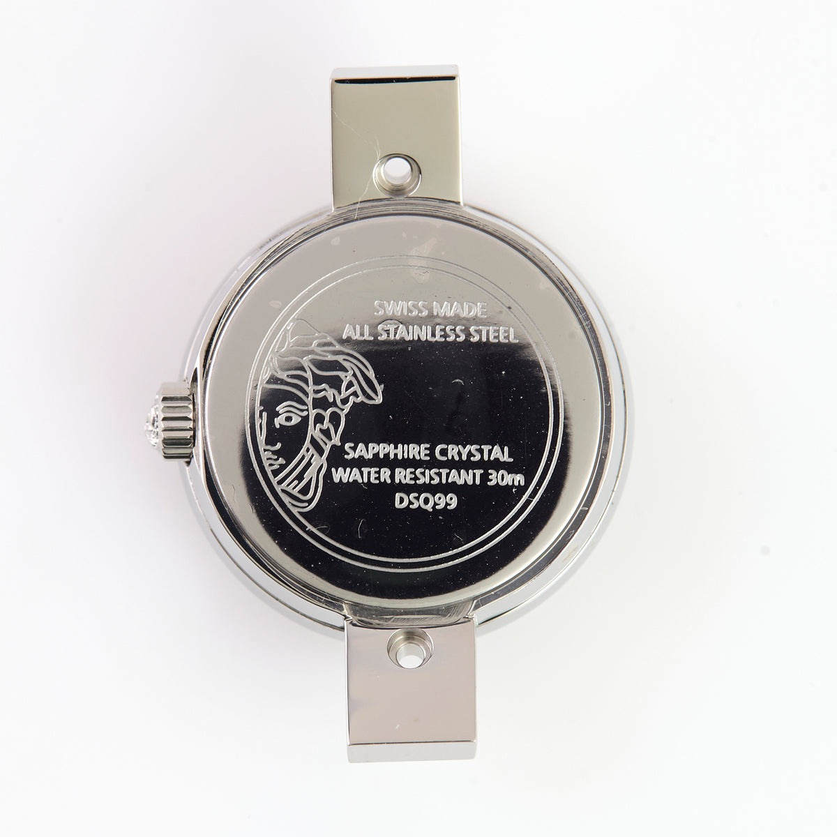 Versace VERB0006 Stainless Steel Watch Case – Greek Key Design