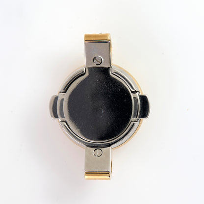 Versace Gold-Tone Stainless Steel Watch Case – Medusa Crystal Dial, Greek Key Bezel