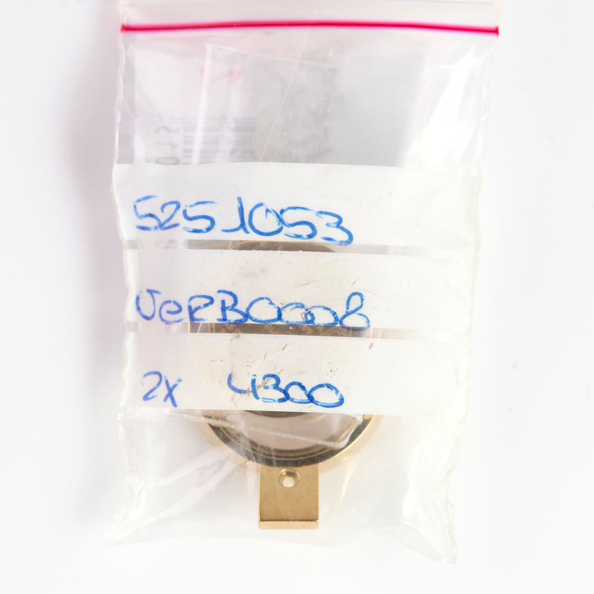 Gold Plated Greek Key Watch Case Complete DSQ Plaque CCDSQP90 NOS