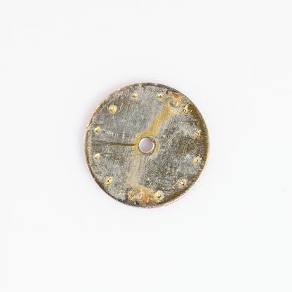 VERSACE Swiss Made Purple Mother of Pearl Watch Dial Gold Markers Replacement