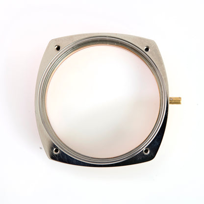 Versace Two Tone Watch Case Body Rose Gold Bezel Rounded Square Replacement Part