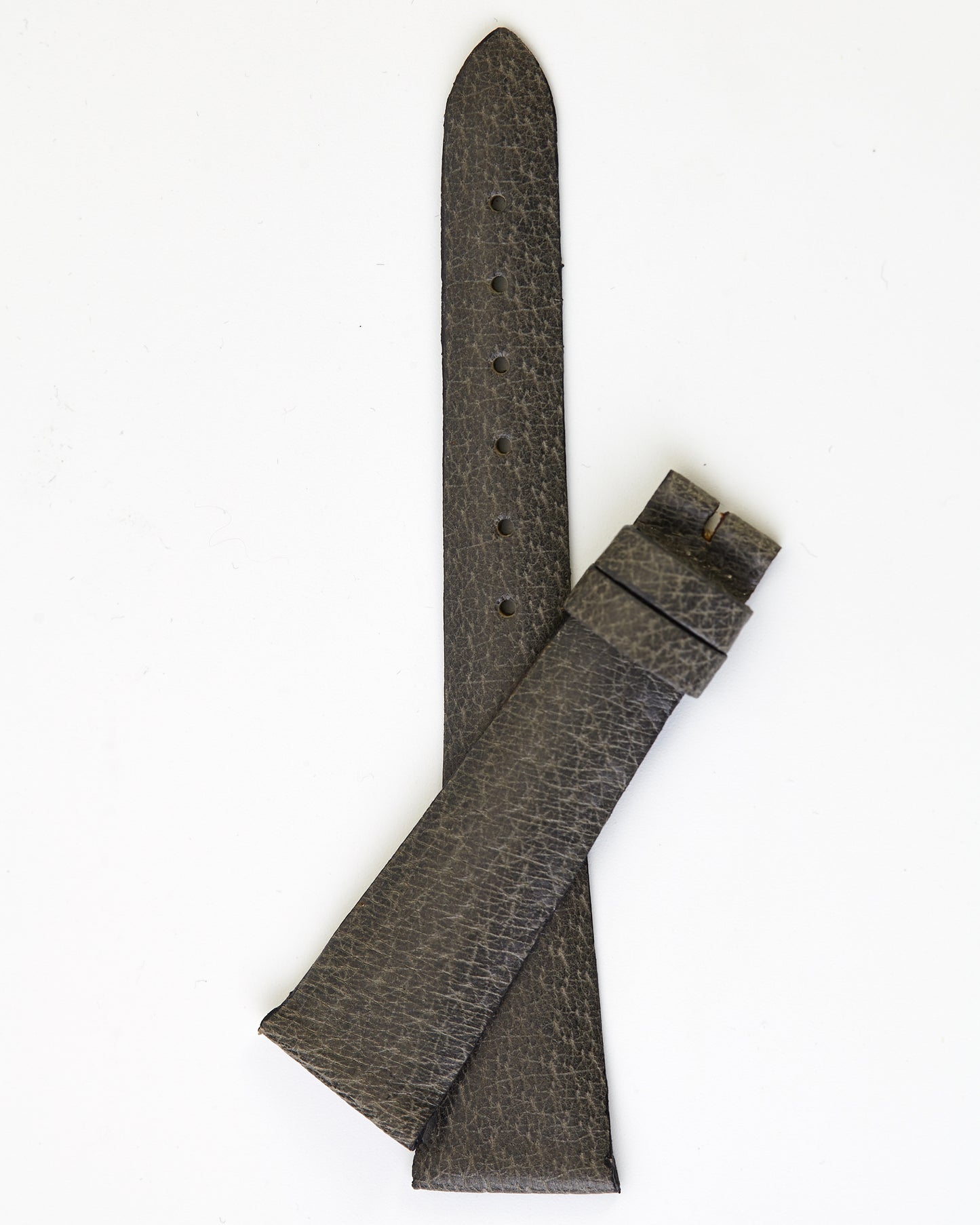 Universal Geneve 20mm x 14mm Vintage Grey Leather Strap