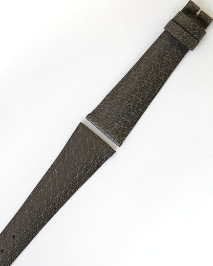 Universal Geneve 20mm x 14mm Vintage Grey Leather Strap