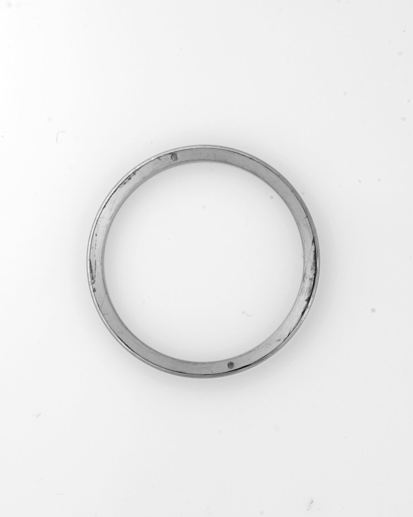 Rolex Bezel Fluted 18K White Gold Fluted for Stainless Steel Datejust 6900 69000