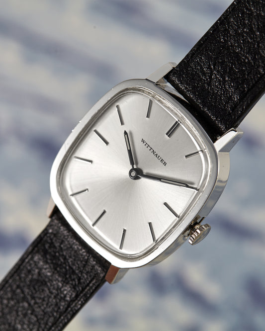 Wittnauer NOS Rare Ellipse Manual-Wind Vintage Steel Wristwatch