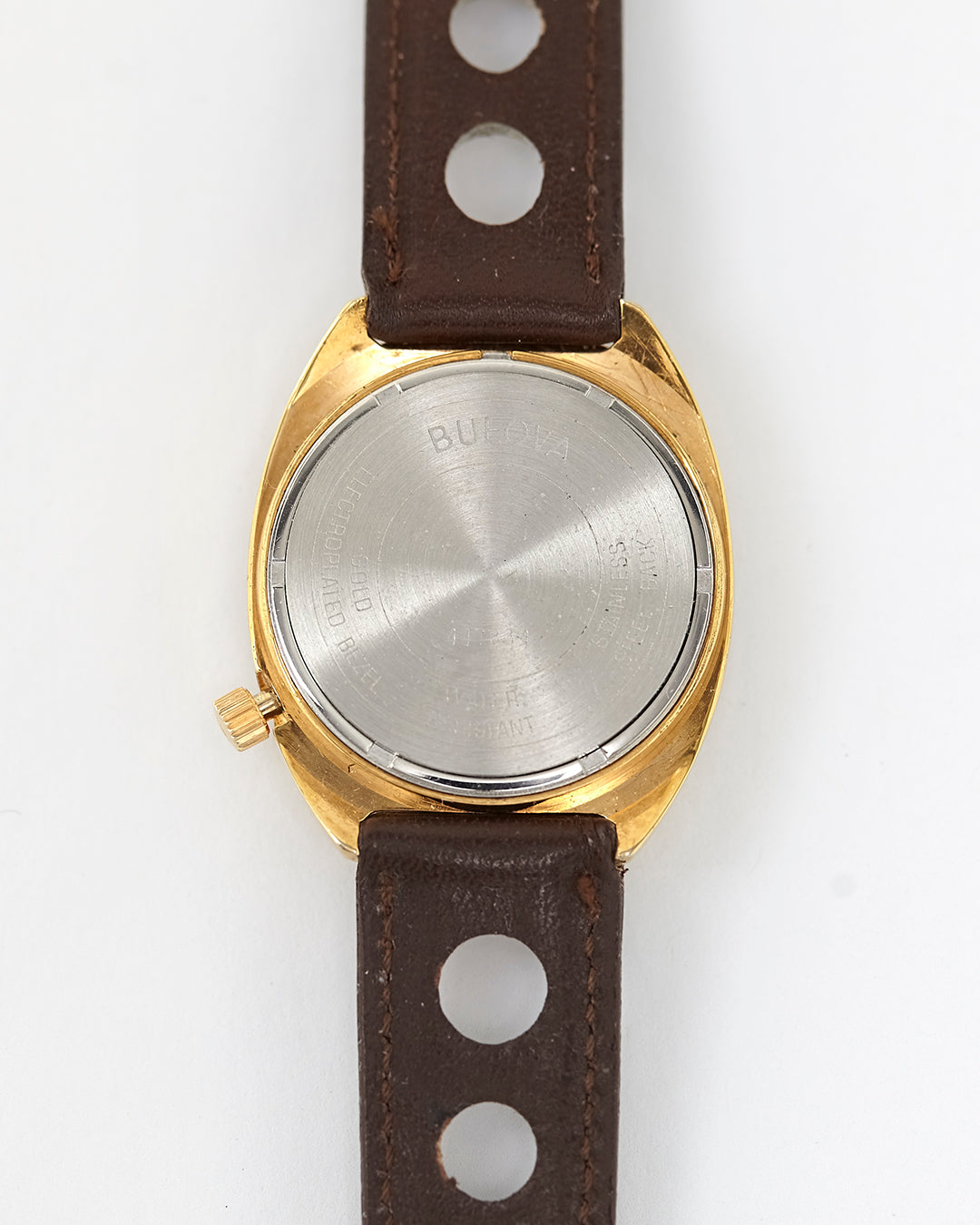 Bulova Accutron Rare Vintage Chocolate Gradated Dial Vintage Tuning Fork Wristwatch